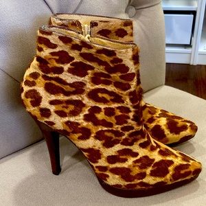 Steve Madden Cheetah Ankle Boots. Size 7.